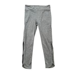 Free People Movement light gray crop leggings size M